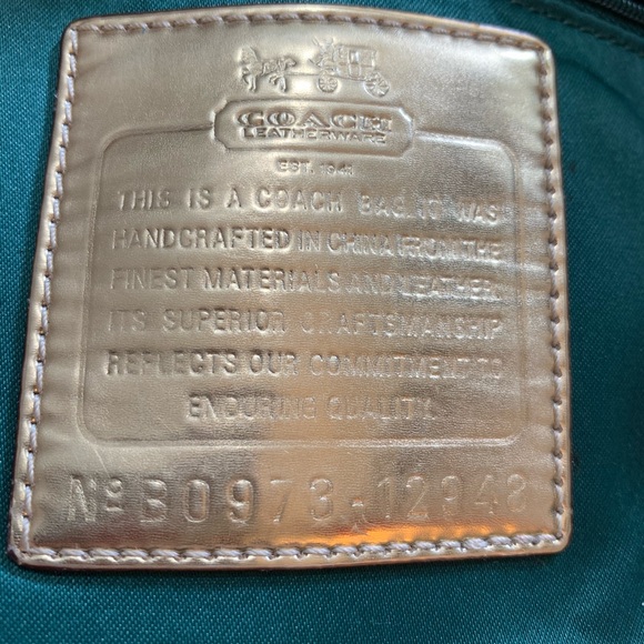 Coach Satchel/Shoulder Purse - Picture 8 of 8